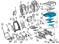 OEM Buick Envision Passenger Discriminating Sensor Diagram - 85104184