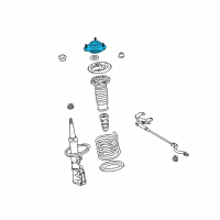 OEM Toyota Corolla Mount Diagram - 48609-01050