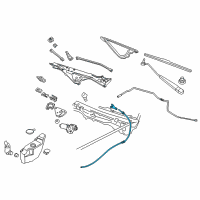 OEM Mercury Hose Diagram - F2AZ-17A605-A