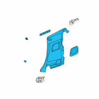 OEM 2004 Lexus SC430 Panel Assembly, Quarter Diagram - 62510-24142-A0