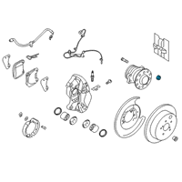 OEM 2013 Scion FR-S Axle Nut Diagram - SU003-02864