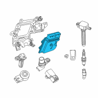 OEM 2017 Jeep Renegade Engine Controller Module Diagram - 5150911AE