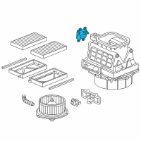 OEM 2005 Honda Civic Motor Assembly, Fresh/Recirculating Diagram - 79350-S6D-G41