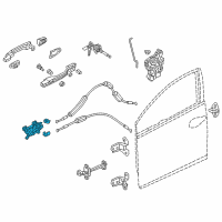 OEM 2022 Honda Insight Handle Assembly (Apex Silver) Diagram - 72160-TBA-A11ZA
