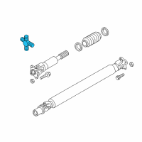 OEM 2016 Nissan Titan XD Kit Journal Service File Diagram - 37125-EZ00C