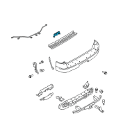 OEM 2010 Ford Explorer Reverse Sensor Diagram - 9L2Z-15K859-A