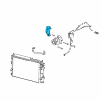 OEM 2002 Chrysler Sebring Bracket-ALTERNATOR And Compressor Diagram - 4792415AB