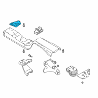 OEM 1999 Chevrolet Tracker Bracket, Trans Mount Diagram - 30020649