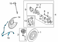 OEM 2022 Hyundai Tucson WIRING-E.P.B CONN EXTN, LH Diagram - 59795-N9160