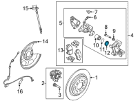 OEM 2021 Kia Niro EV Boot-Piston Diagram - 582331D000
