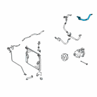 OEM Toyota 4Runner Suction Pipe Diagram - 88707-60180