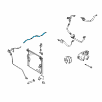 OEM 2014 Toyota FJ Cruiser AC Line Diagram - 88716-35740