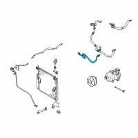 OEM 2008 Toyota FJ Cruiser Discharge Line Diagram - 88703-35052