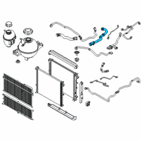 OEM 2019 BMW X3 Engine Radiator Hose Diagram - 17-12-7-535-560