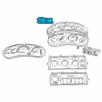 OEM Dodge Intrepid Switch-HEADLAMP And Fog Lamp Diagram - 4760158AH