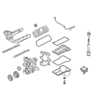 OEM 2004 Ford E-350 Super Duty Drain Plug Gasket Diagram - 3C3Z-6734-AA