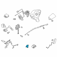 OEM 2012 Nissan Juke Sensor-Side AIRBAG, RH Diagram - K8836-1MA0J