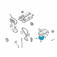 OEM 2002 Kia Optima Pan Assembly-Engine Oil Diagram - 2151038052