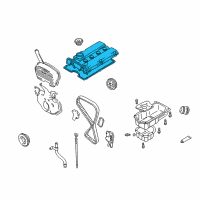 OEM Hyundai Cover Assembly-Rocker Diagram - 22410-38020