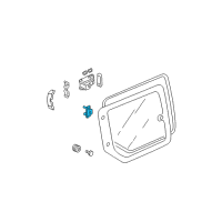 OEM 2005 Honda Element Hinge & Seal Diagram - 73421-SCV-A01