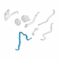 OEM 2003 Ford F-250 Super Duty Hose & Tube Assembly Diagram - 4C3Z-3A713-AA