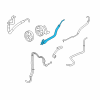 OEM 2005 Ford F-350 Super Duty Pressure Line Diagram - 5C3Z-3A717-CA