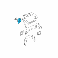 OEM GMC Extension-Fuel Tank Filler Pipe Housing Diagram - 15761734