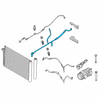 OEM BMW ActiveHybrid 7 Suction Pipe Without Filler Neck Diagram - 64-53-9-203-842