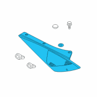 OEM 2009 Nissan 350Z Lamp Re Combination RH Diagram - 26550-CF41A