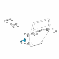 OEM 2013 Scion xB Door Check Diagram - 68630-12151