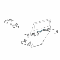 OEM 2014 Scion xB Lock Cable Diagram - 69730-12130