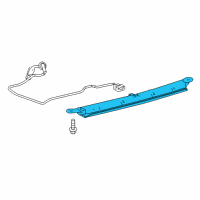 OEM 2021 Toyota C-HR High Mount Lamp Diagram - 81570-F4010