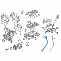 OEM Chevrolet Cruze Tube, Oil Level Indicator Diagram - 55566674