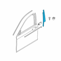 OEM 2022 BMW 540i Cover, Column B, Door, Front Left Diagram - 51-33-7-390-121