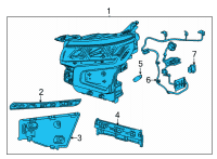 OEM 2022 Chevrolet Tahoe Composite Assembly Diagram - 85002066