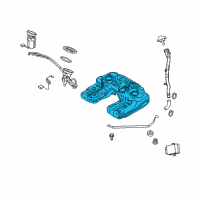 OEM 2011 BMW X6 Fuel Tank Diagram - 16-11-7-245-946