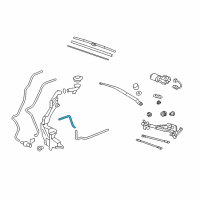 OEM 2011 Honda CR-V Tube (4X7X590) Diagram - 76835-SXS-A01