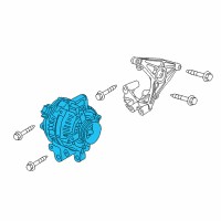 OEM 2014 Cadillac ATS Alternator Diagram - 22942844