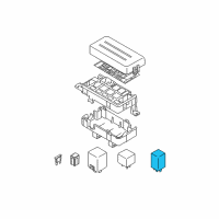 OEM Chevrolet Lock Relay Diagram - 94580702