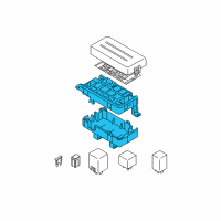 OEM Chevrolet Aveo5 Box, Relay Diagram - 96539834