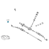 OEM 2015 Kia Cadenza Nut-Self Locking Diagram - 1022510007K