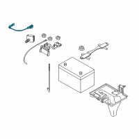 OEM 2007 Infiniti M45 Cable Assy-Battery Earth Diagram - 24080-EH100