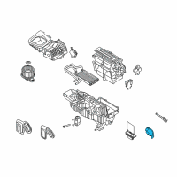 OEM 2008 Ford Taurus X Evaporator Assembly Seal Diagram - AG1Z-19B739-A