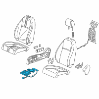 OEM 2020 Honda Civic Heater Complete Right, Front Diagram - 81134-TBA-A71