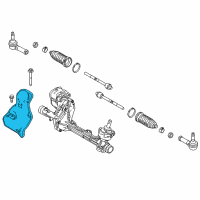 OEM 2017 Ford Special Service Police Sedan Bracket Diagram - GG1Z-3K721-B