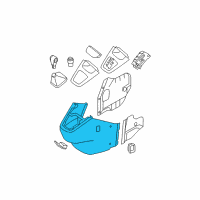 OEM Hyundai Tucson Console-Front Diagram - 84610-2E053-U7