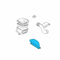 OEM Lexus Inlet, Air Cleaner Diagram - 17751-50060