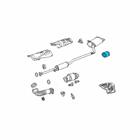 OEM Set Exh Finisher Diagram - 04183-TA1-305