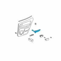 OEM 2006 Toyota Tundra Armrest Diagram - 74250-0C030-B2