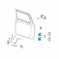 OEM Hummer H2 Hinge Diagram - 15771319